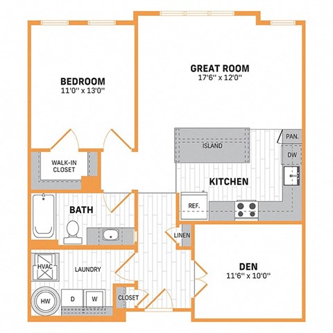 a floor plan of a house